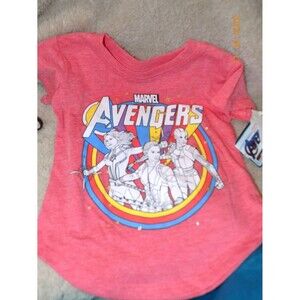 new baby girl Avengers shirt size 12 month